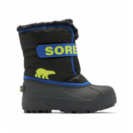 Bottes d'hiver enfant Sorel Snow Commander™ Black noir / bleu