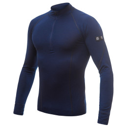 T-shirt fonctionnel homme Sensor Merino Active dl.rukáv bleu foncé Deep Blue