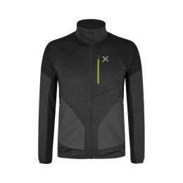 Sweat-shirt homme Montura Thermal Grid 2 Maglia vert BLACK/VERDE LIME