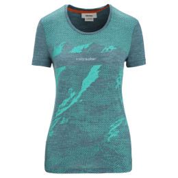 T-shirt fonctionnel femme Icebreaker Women Sphere II SS Tee Trail green Green Glory Heather
