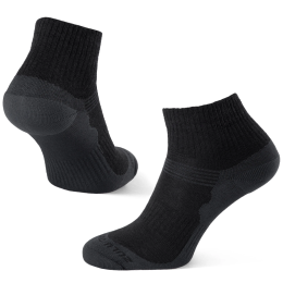 Chaussettes Zulu Merino Lite noir / gris black/grey
