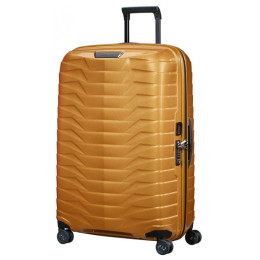 Valise Samsonite Proxis Spinner 75 doré Honey Gold
