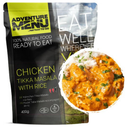 Repas prêt à manger Adventure Menu Poulet Tikka Masala avec riz 400 g