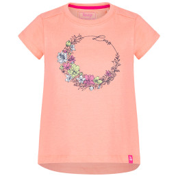T-shirt enfant Loap Banee orange DFlower/Pink