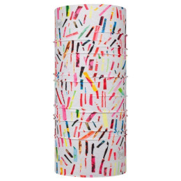 Foulard multifonctions enfant Buff Coolnet UV® blanc / rose Ashir Multi