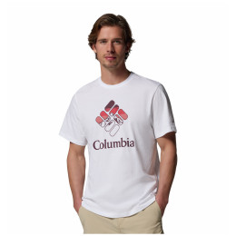 T-shirt homme Columbia CSC™ Seasonal Graphic Tee blanc White, Heavenly Stacked Gem