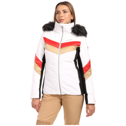Veste de ski femme Kilpi Lin-W blanc WHT