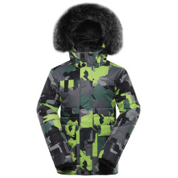 Veste d'hiver enfants Alpine Pro Werdo gris / vert SMOKED PEARL VARIANTA PA