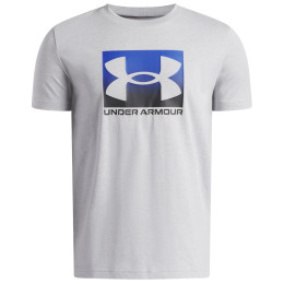 T-shirt fonctionnel enfant Under Armour UA B Boxed Sports Update SS Mod Gray Light Heather gris clair Mod Gray Light Heather / / Black