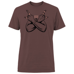 T-shirt homme Nograd Not Novice Special brun Maroon