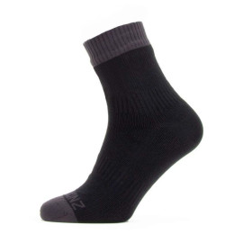 Chaussettes imperméables SealSkinz Wretham 2023 noir / gris black/grey