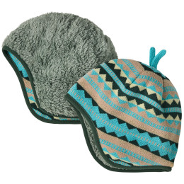 Bonnet enfant Patagonia Baby Reversible Beanie gris Diamond Stripe: Snowmelt Blue