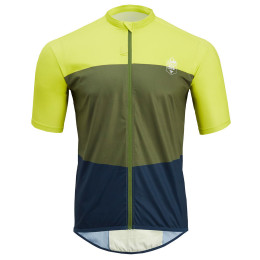 Maillot vélo homme Silvini Turano Pro vert - bleu olive-ocean