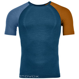 T-shirt fonctionnel homme Ortovox 120 Comp Light Short Sleeve M bleu clair petrol blue