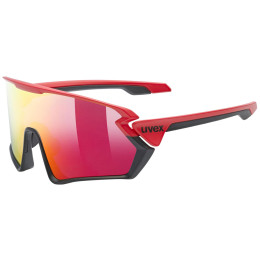 Lunettes sport Uvex Sportstyle 231 rouge Red - Black Mat