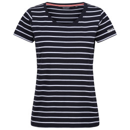 T-shirt femme Regatta Filandra VIII bleu / blanc Navy/WhitStr