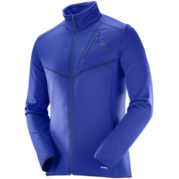 Sweat-shirt homme Salomon Discovery Fz M bleue SurfTheWeb