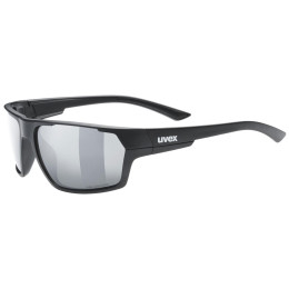 Lunettes soleil Uvex Sportstyle 233 P vert Black Mat / Polavision Litemirror Silver