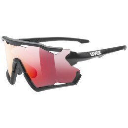 Lunettes soleil Uvex Sportstyle 228 Set vert Black Mat / Mirror Red