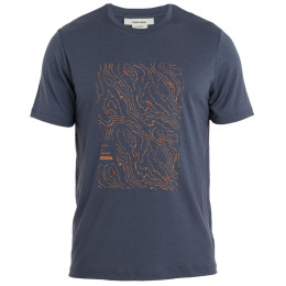 T-shirt homme Icebreaker M Mer 150 Tech Lite II SS Tee Alpine Crossing girs Graphite