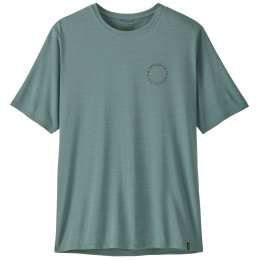 T-shirt homme Patagonia Men's Capilene Cool Daily Shirt - Spoke Stencil bleu Blue Sage - Light Blue Sage X-Dye