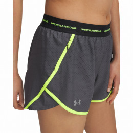 Shorts femme Under Armour Fly By 3'' Novelty Short gris Grey