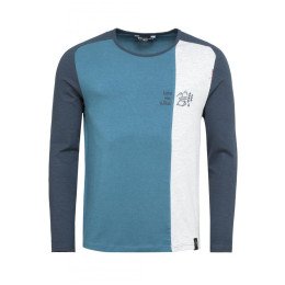 T-shirt homme Chillaz Into The Wild bleue multicolor blue melange