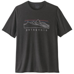T-shirt homme Patagonia Men's Capilene Cool Trail Shirt - Stratapeaks noir Ink Black