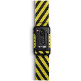 Sangle avec fermeture Pacsafe Strapsafe 100 noir / jaune YellowAndBlack