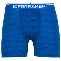 Caleçon homme Icebreaker Mens Anatomica Boxers bleue / noir lazurite/midnight navy/aop