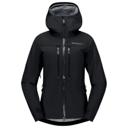 Veste de plein air pour femme Norrona Trollveggen Gore-Tex Pro Light Jacket noir Caviar Black