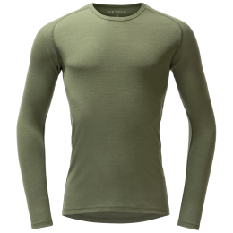 T-shirt fonctionnel homme Devold Adventure Merino 190 Shirt Man kaki clair Lichen