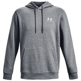 Sweat-shirt homme Under Armour Essential Fleece Hoodie girs PitchGrayMediumHeather/White