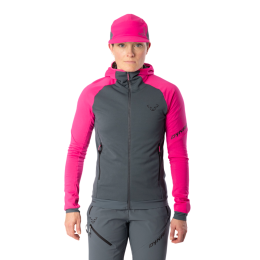 Sweat-shirt femme Dynafit Radical Ptc Hooded Jkt W rose 6551 - flamingo/0720