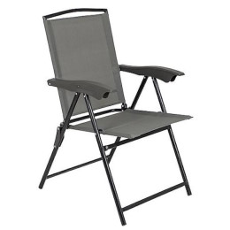 Chaise Bo-Camp Camping chair Adjustable girs Grey