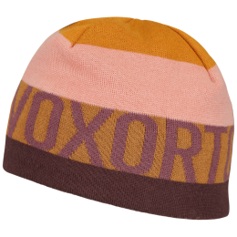 Bonnet Ortovox Patchwork Beanie rouge foncé Winetasting