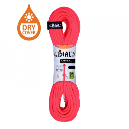 Corde d'escalade Beal Joker 9,1 mm (50 m) Dry Cover orange ORANGE