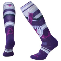 Chaussettes hautes femme Smartwool Phd Ski Medium Pattern Women`s violet MountainPurple