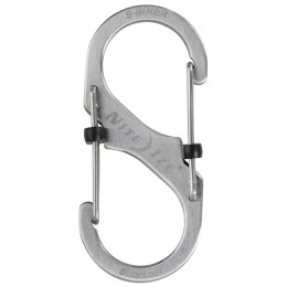Mousqueton auxiliaire Nite Ize S-Biner SlideLock #3 argenté
