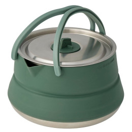 Bouilloire Sea to Summit Detour Stainless Steel Collapsible Kettle 1.6L argenté / vert Laurel Wreath Green