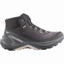 Chaussures femme Salomon Genesis Mid Gtx W noir Black / Dawn Pink / Lilac Ash