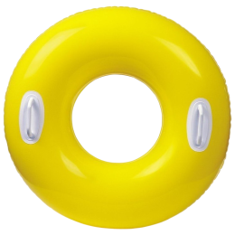 Anneau Intex Hi-Gloss Tube jaune