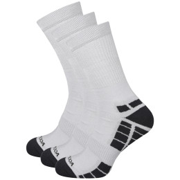 Chaussettes MOOA Silver Bamboo 3-pack gris Grey/Grey