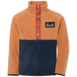 Sweatshirt enfant Didriksons Monte Kids Half Bu 6 Almond Tree orange / bleu Almond Tree