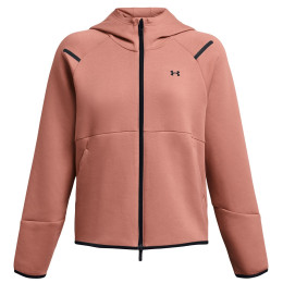 Sweat-shirt femme Under Armour Unstoppable Flc FZ rose CanyonPink/Black