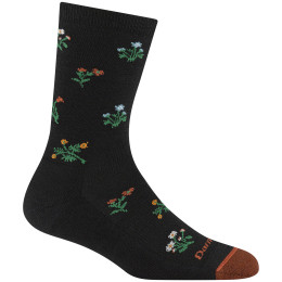 Chaussettes femme Darn Tough Wildflower Crew Lightweight With Cushion noir black