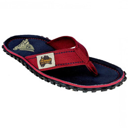 Tongs Gumbies Islander Navy Coast bleue / rouge BlueRed