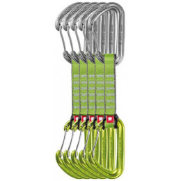 Dégaines Ocún HAWK QD wire PA 16mm, 5-pack green Green