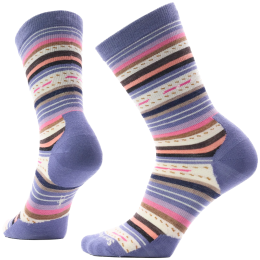 Chaussettes Smartwool Women's Everyday Margarita Crew Socks violet foncé