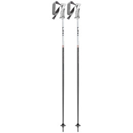 Bâtons ski Leki Bliss gris / blanc gunmetal-white-rosegold